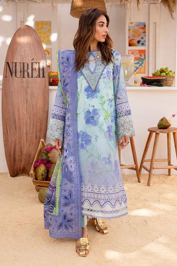 Nureh | Gardenia Lawn 24 | NS-130 A - Rang-e-Khaas