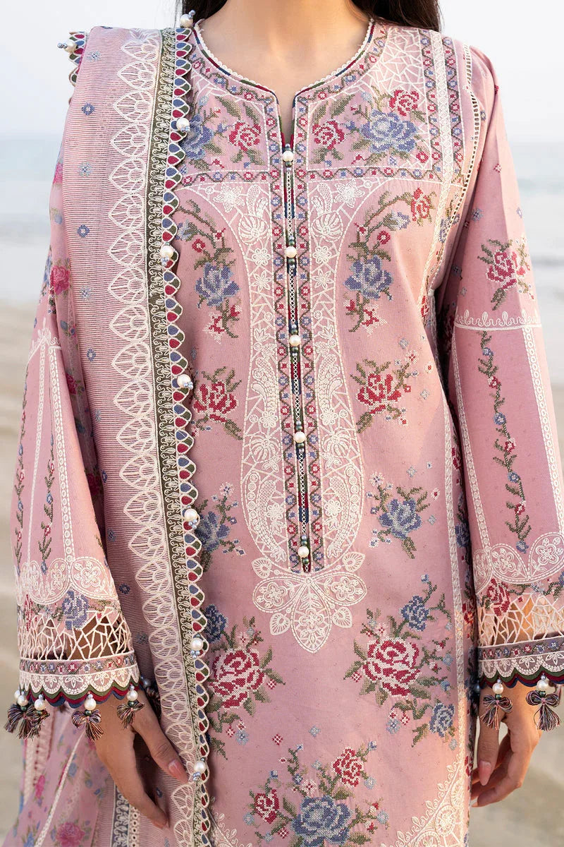 Jazmin | Shahkaar Luxury Lawn 25 | SL25-D2 - Rang-e-Khaas
