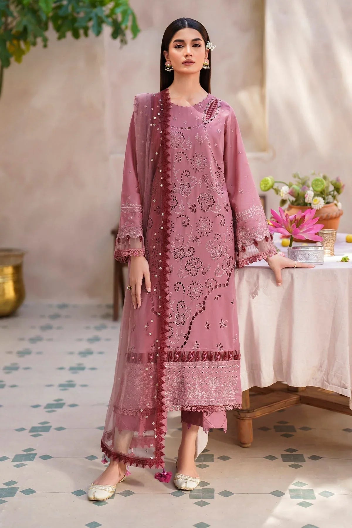 Nureh | Bazaar Lawn | NS - 136 - Rang-e-Khaas