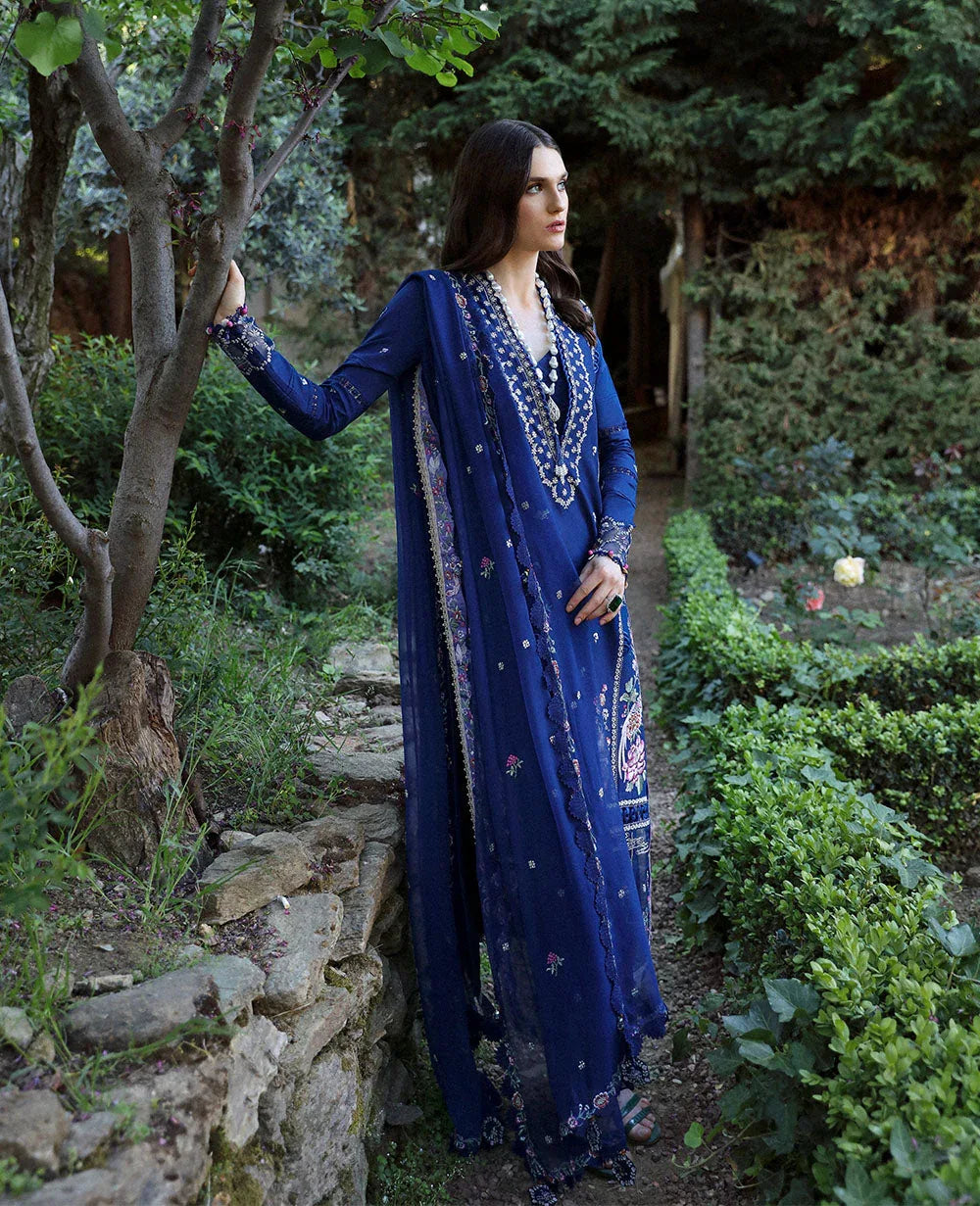 Republic Womenswear | Aylin Summer Lawn 24 | Camellia (D3-A) - Rang-e-Khaas