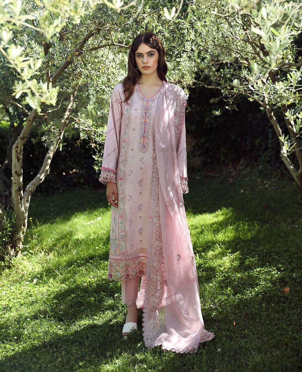 Republic Womenswear | Aylin Summer Lawn 24 | Meleze (D4-B) - Rang-e-Khaas