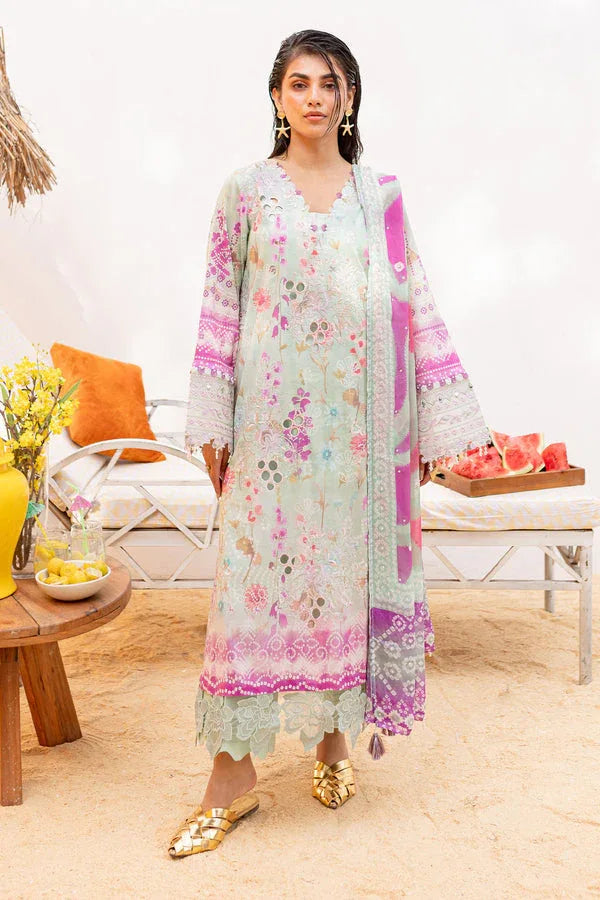 Nureh | Gardenia Lawn 24 | NS-136 A - Rang-e-Khaas