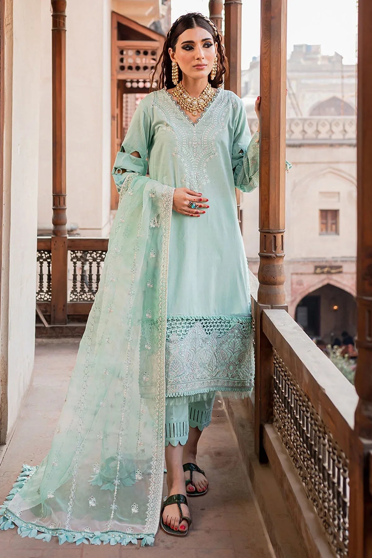 Nureh | Lawn Jacquard | NS-77 - Rang-e-Khaas