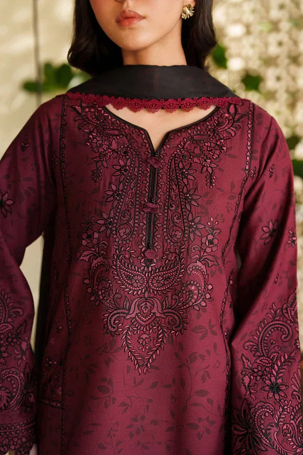 Farasha | Meline Premium Viscose 25 | Sable Bloom - Rang-e-Khaas