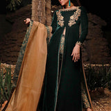 Zainab Chottani | Semi Formals | DARK MOSS TOPAZ