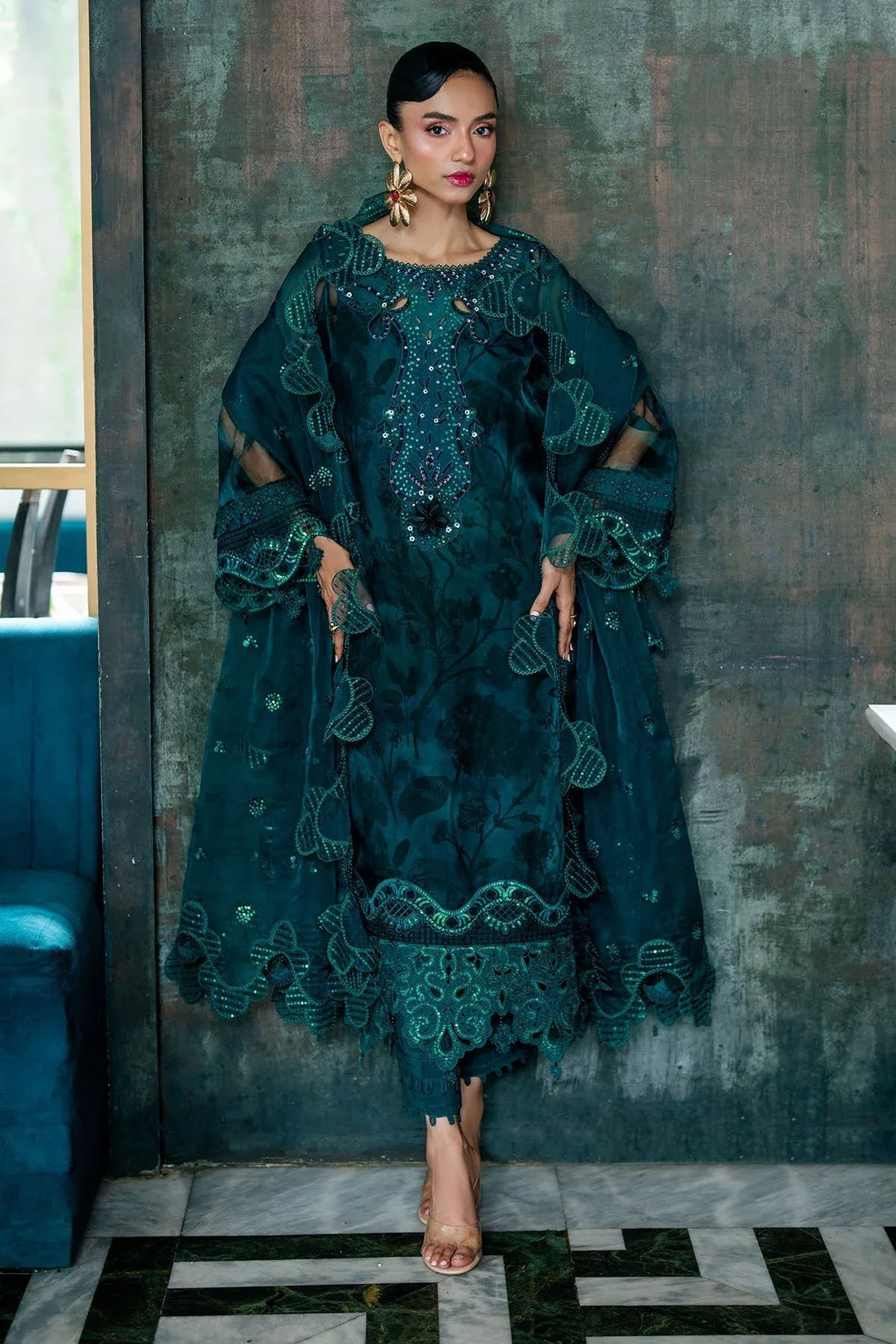 Nureh | Ballerina Formals | NU2-152 - Rang-e-Khaas