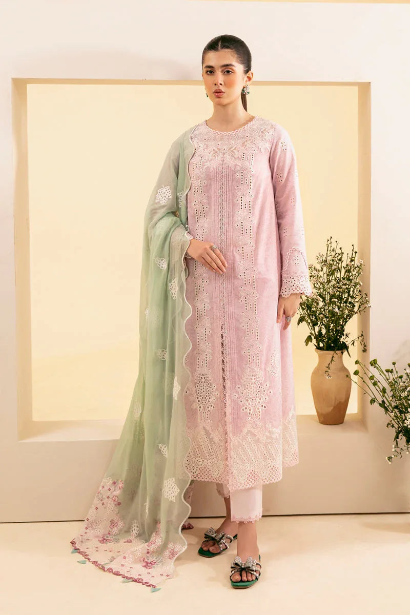 Qalamkar | Qlinekari Luxury Lawn | SQ-02 ASEMA - Rang-e-Khaas