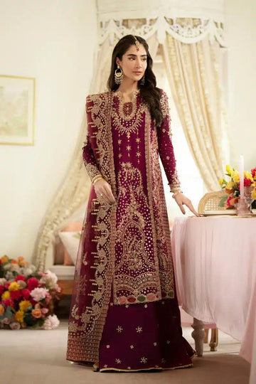 Qalamkar | Dilnaz Wedding Formals | DN-07 ALEENA - Rang-e-Khaas