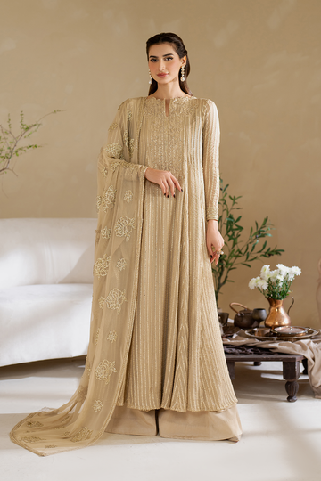 Iznik CC-58 Embroidered Chiffon