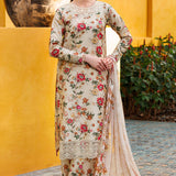 Farasha | Printed Essentials | Ivory Dusk