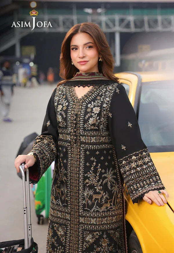 Asim Jofa | Summer Rhapsody | AJUBU-01 Embroidered Jacquard - Rang-e-Khaas