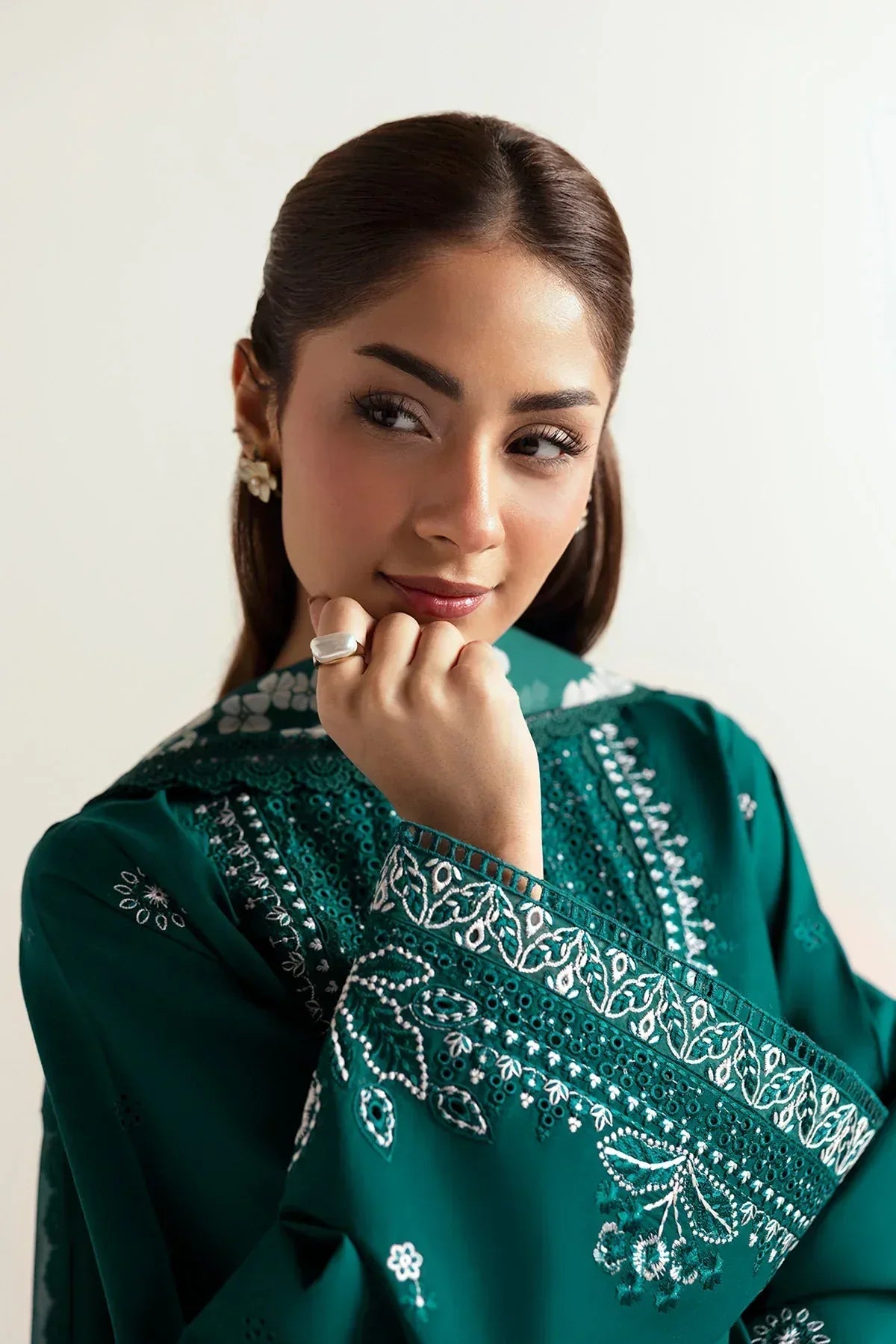 Afrozeh | Basic Pret 25 | Blueberry Majesty - Rang-e-Khaas