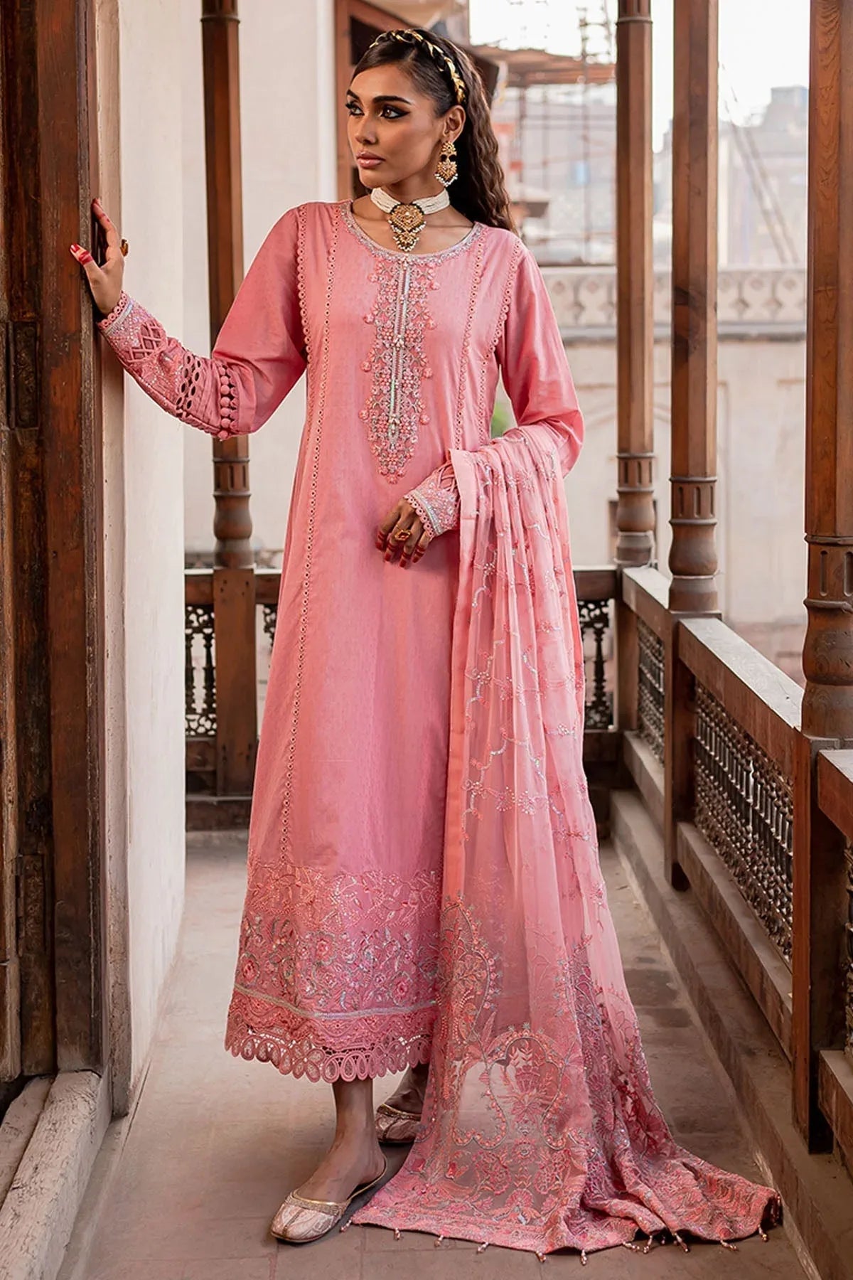 Nureh | Lawn Jacquard | NS-76 - Rang-e-Khaas
