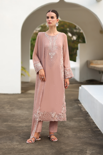Iznik CC-69 Embroidered Chiffon