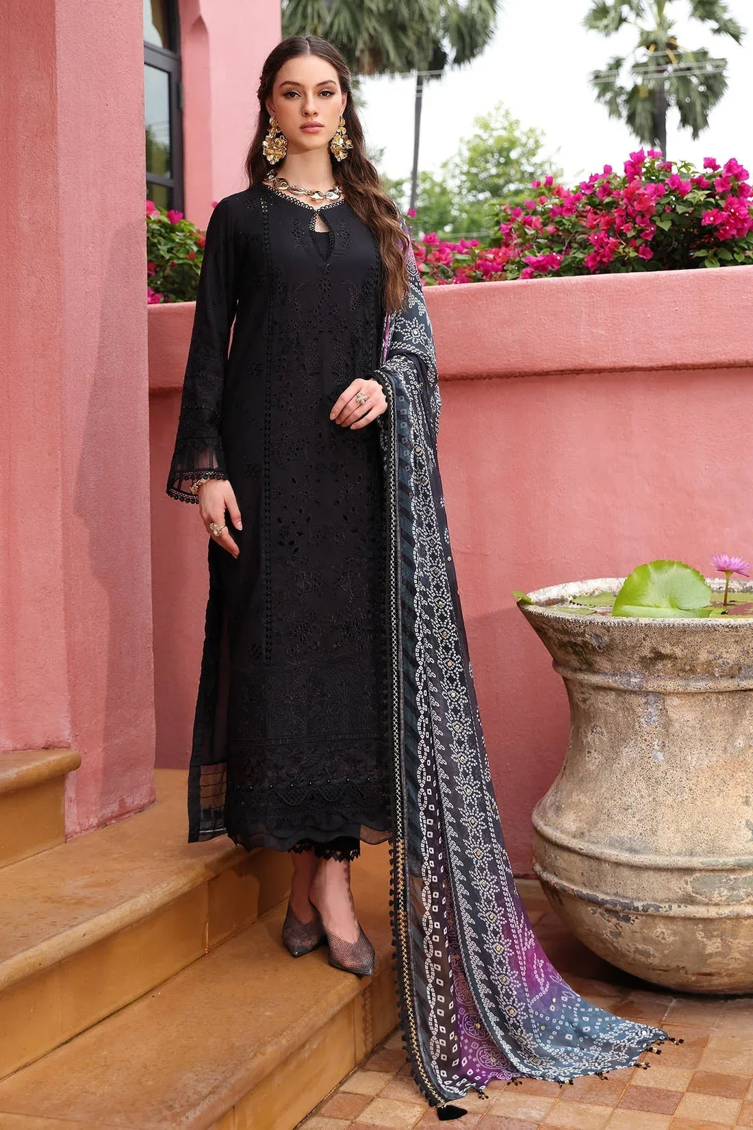 Nureh | Bazaar Lawn 25 | NE-110 - Rang-e-Khaas