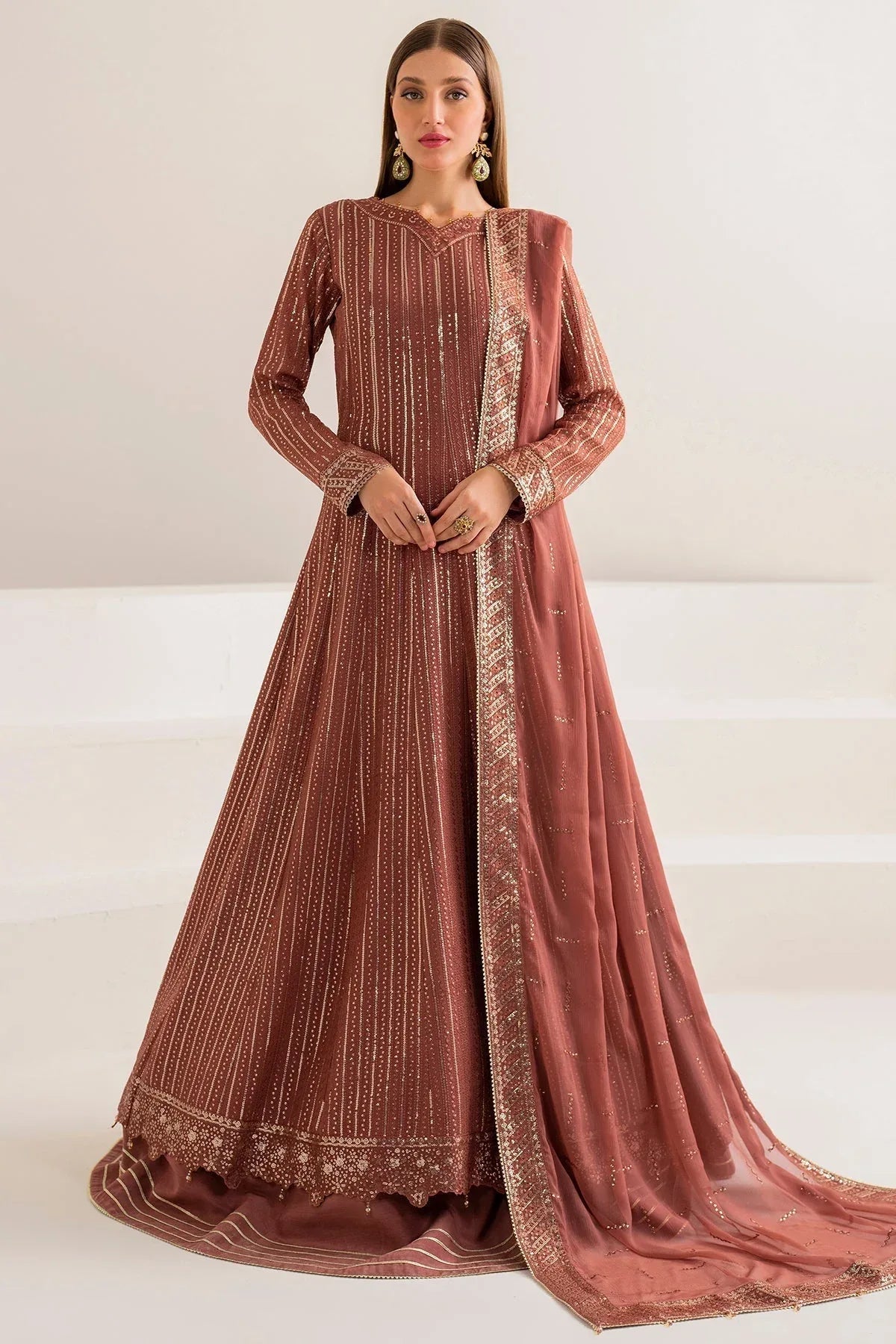 Farasha | Lumiere Formals | RUSSET - Rang-e-Khaas