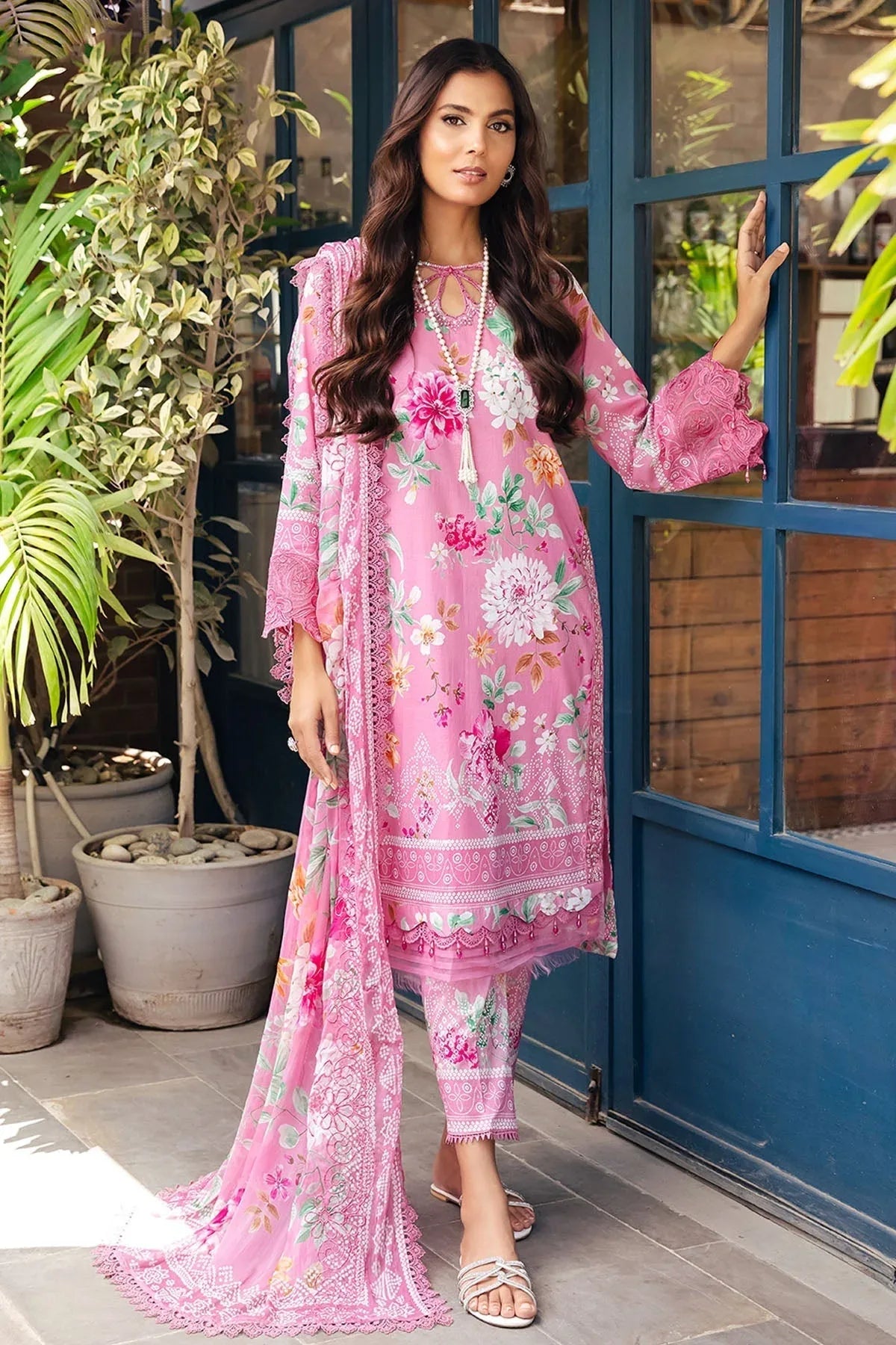 Nureh | Glam Girl Lawn | GL-01 - Rang-e-Khaas
