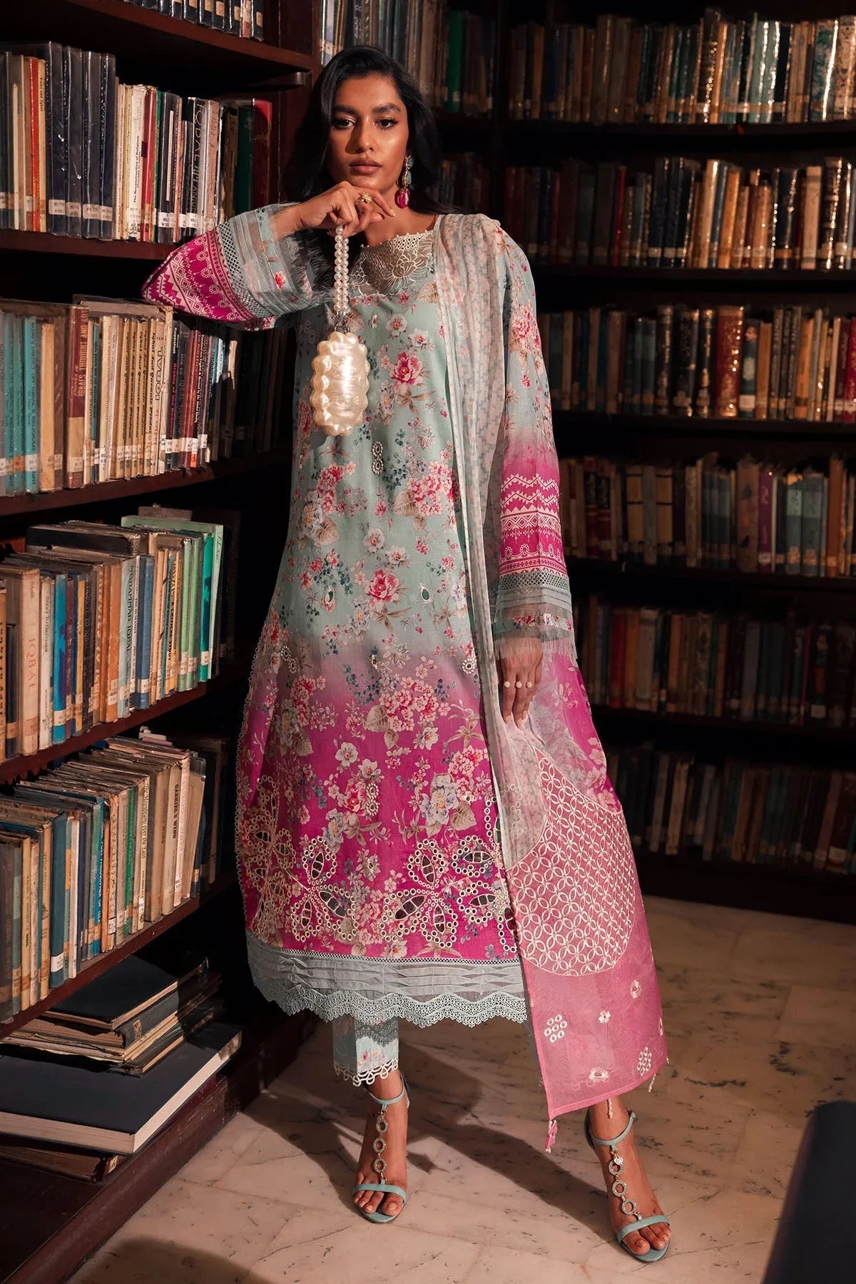 Nureh | Glam Girl Lawn | GL-16 - Rang-e-Khaas