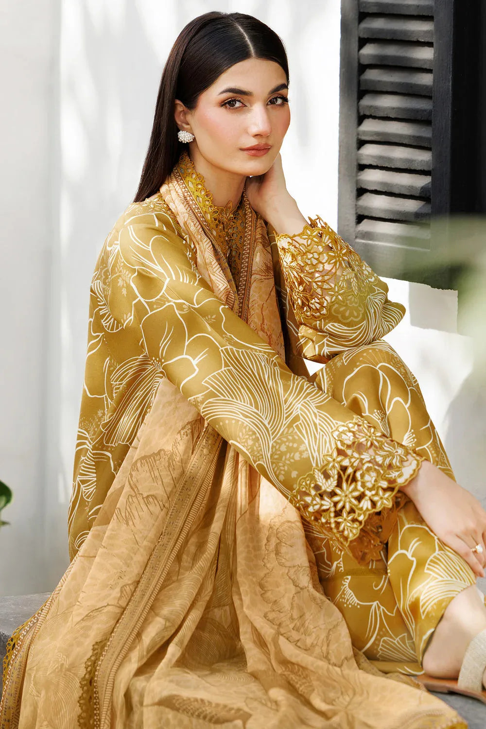 Farasha | Printed Essentials | Dune Aura - Rang-e-Khaas