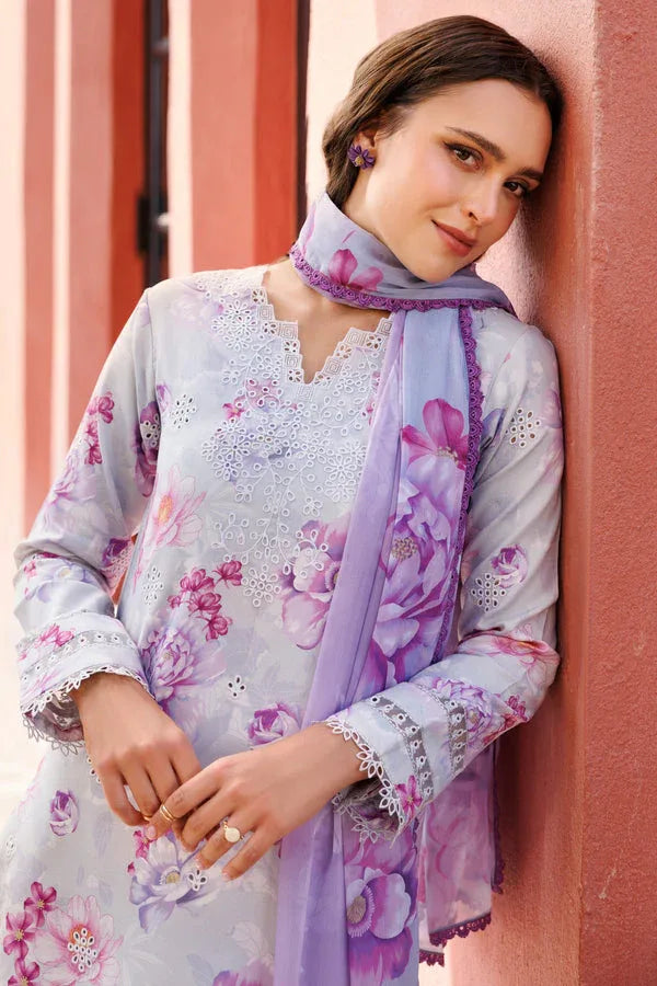 Farasha | Printed Essentials | Rosy Mist - Rang-e-Khaas