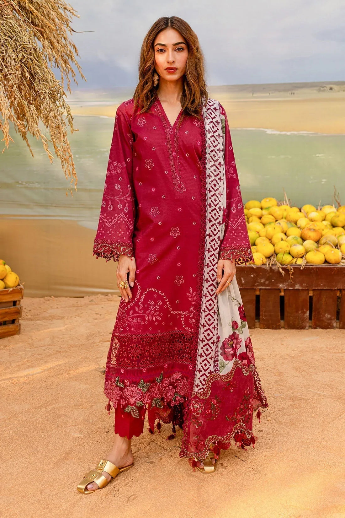 Nureh | Gardenia Lawn 25 | NSG-181 - Rang-e-Khaas
