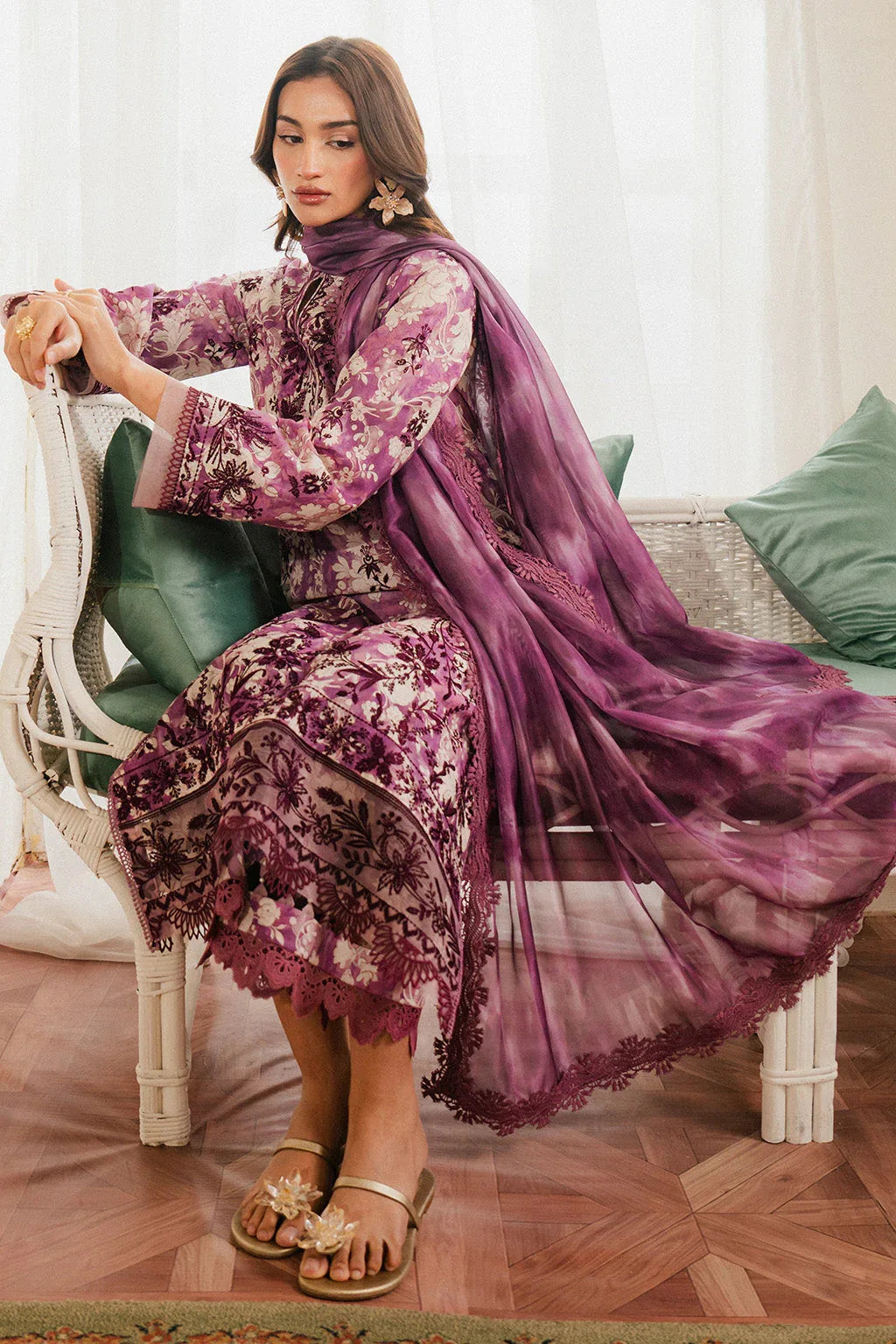 Ayzel | Armelia Printed Lawn 25 | Ren - Rang-e-Khaas