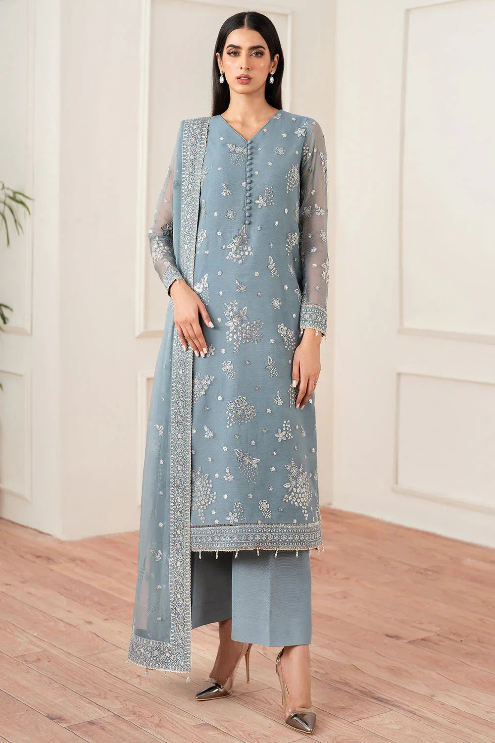 Farasha | Essence Formals 25 | Aqua Bliss - Rang-e-Khaas