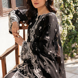 Farasha | Summer Weaves Embroidered Lawn | Midnight Glow