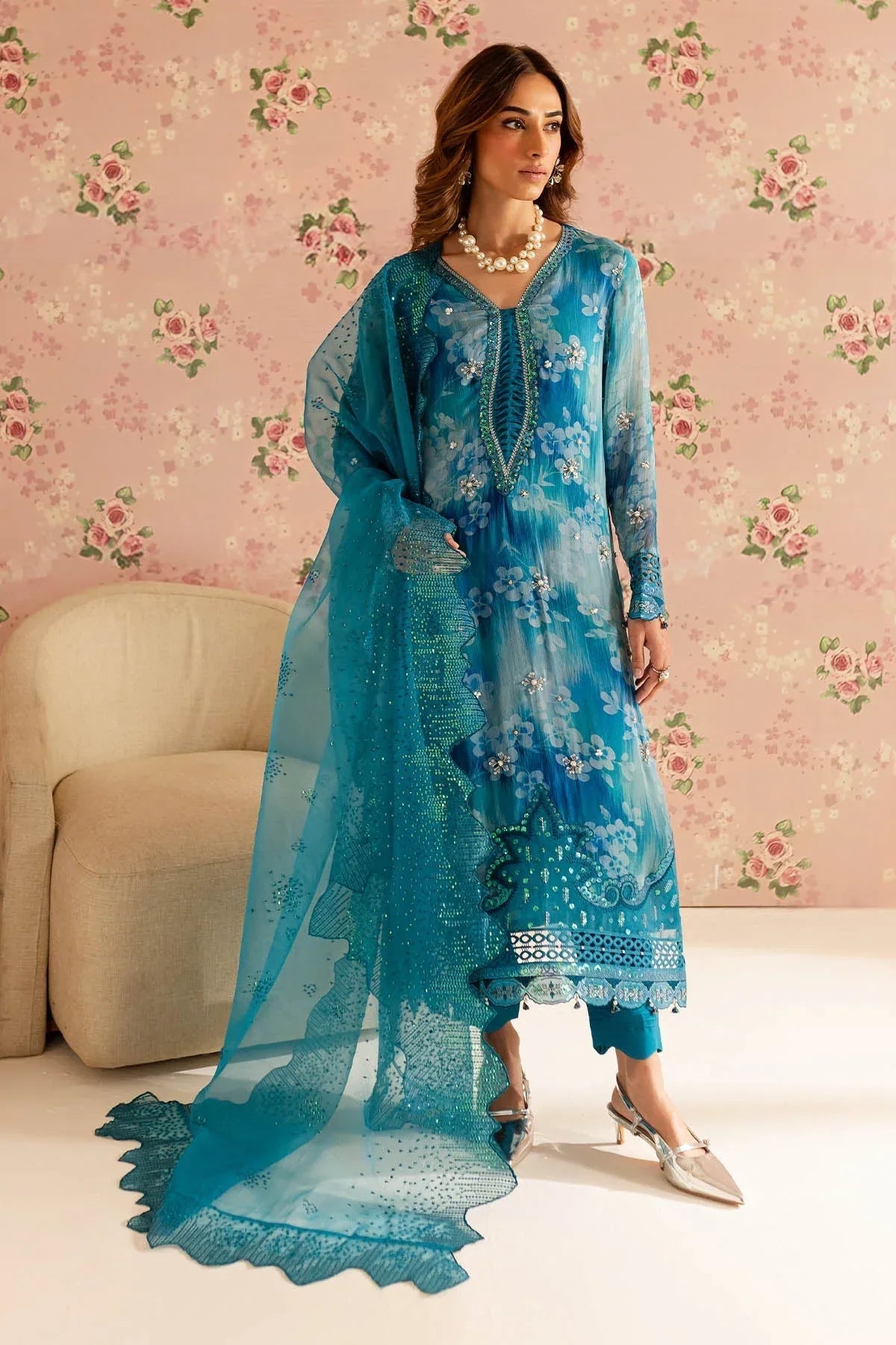 Nureh | Ballerina Formals | NU2-158 - Rang-e-Khaas
