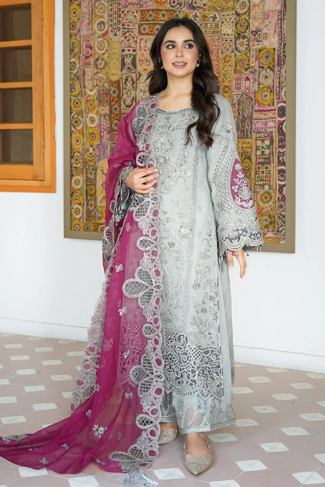 Imrozia Premium | Meeras Luxury Eid 25 | I-228 ZAREEN - Rang-e-Khaas