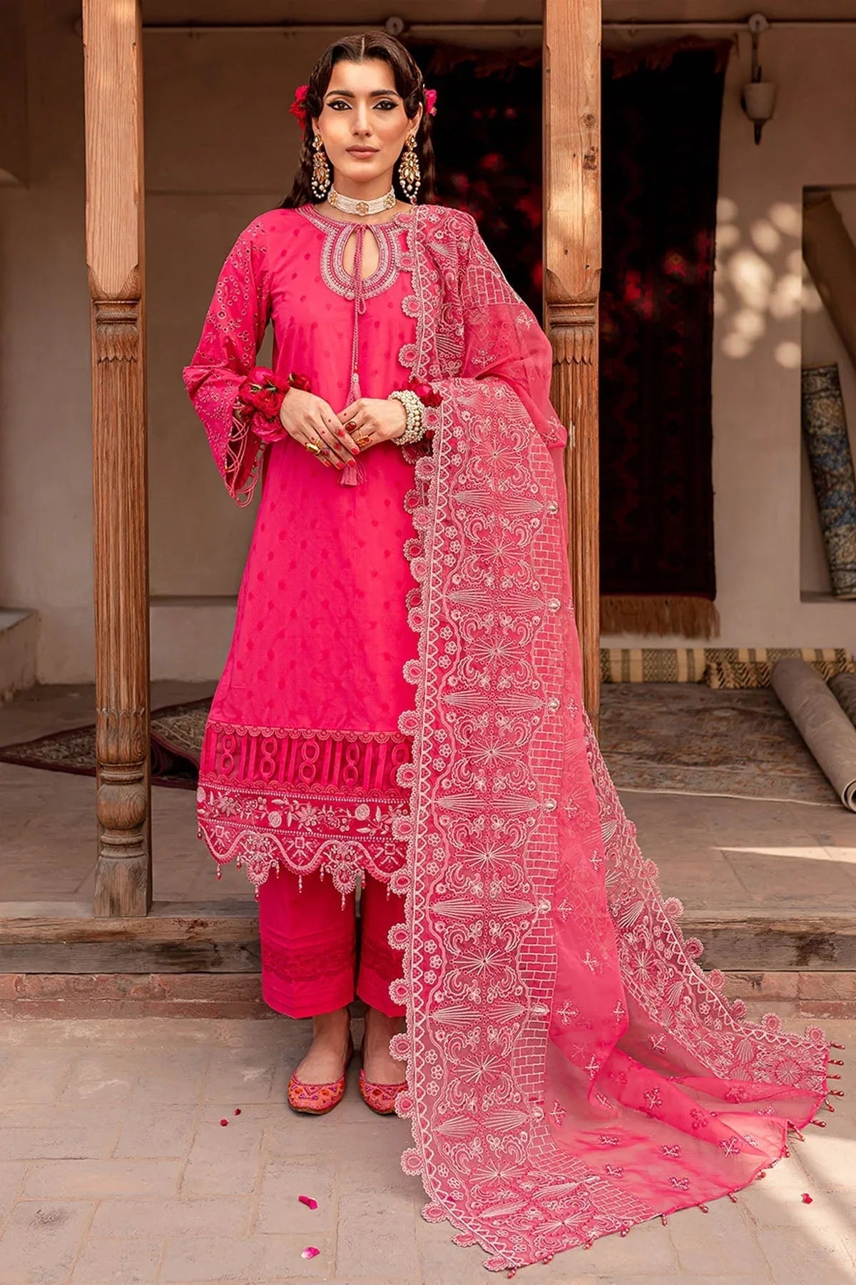 Nureh | Lawn Jacquard | NS-73 - Rang-e-Khaas