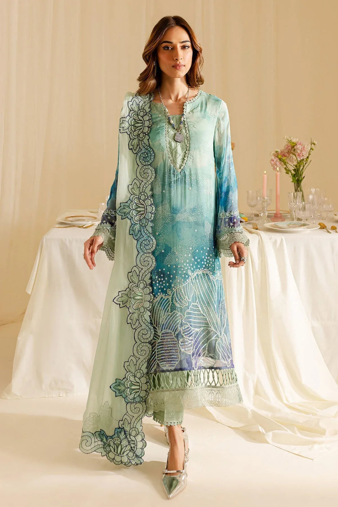 Nureh | Ballerina Formals | NU2-161 - Rang-e-Khaas