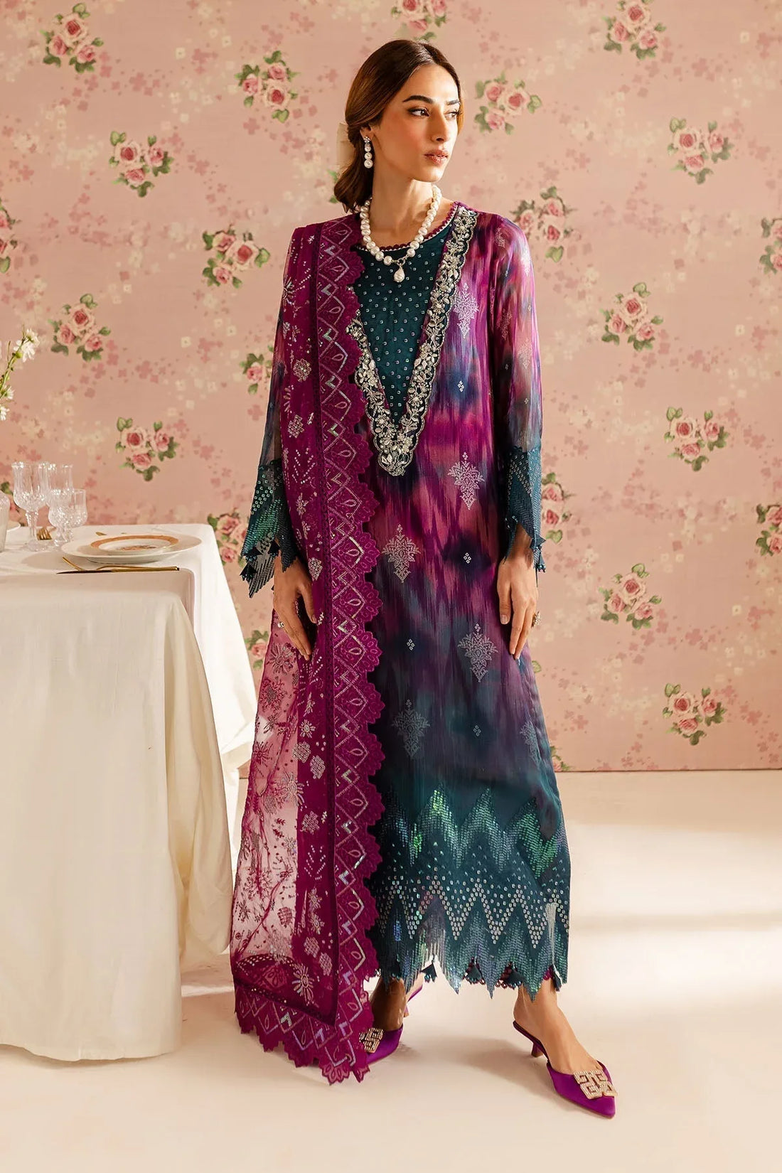 Nureh | Ballerina Formals | NU2-159 - Rang-e-Khaas