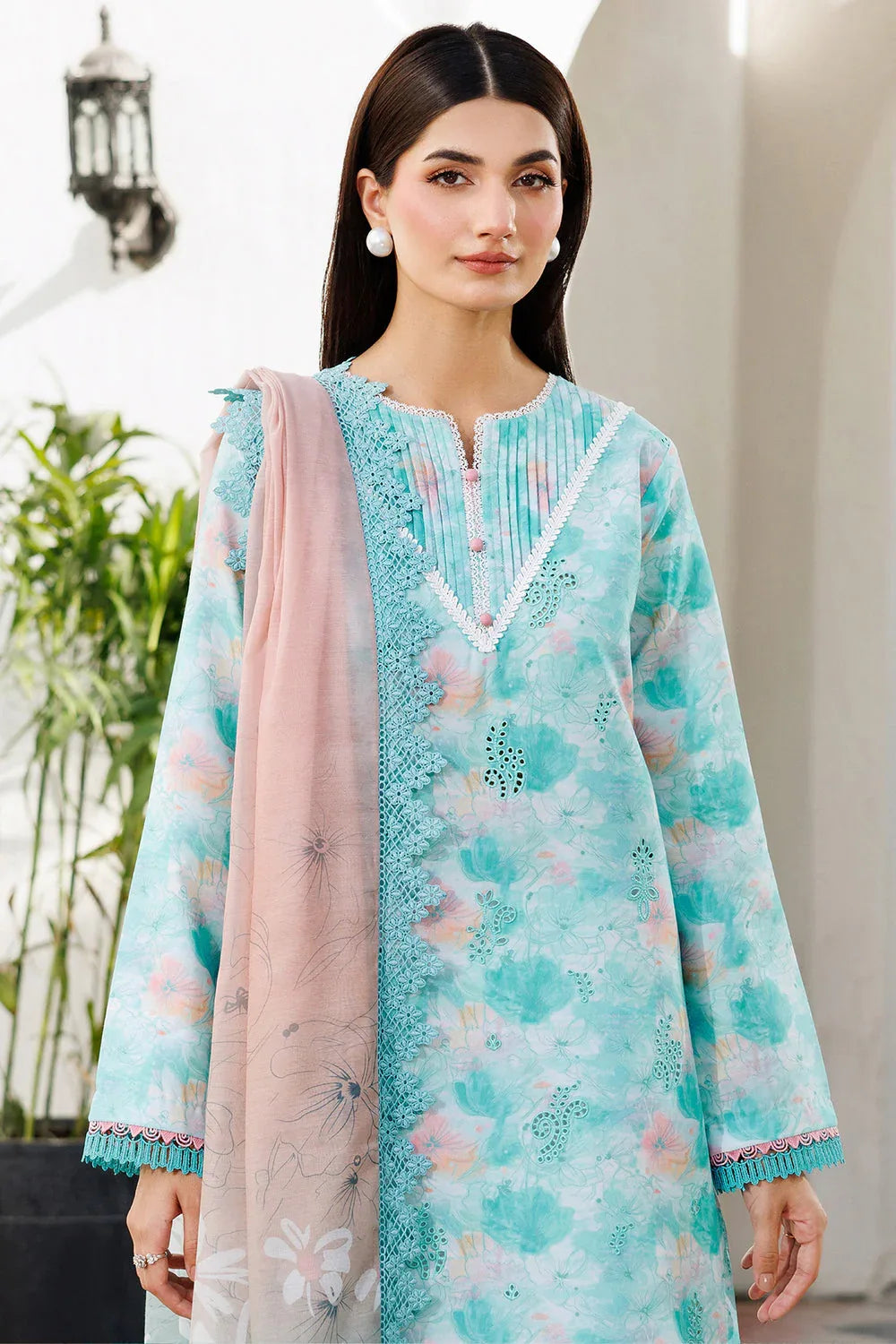 Farasha | Printed Essentials | Blue Dusk - Rang-e-Khaas