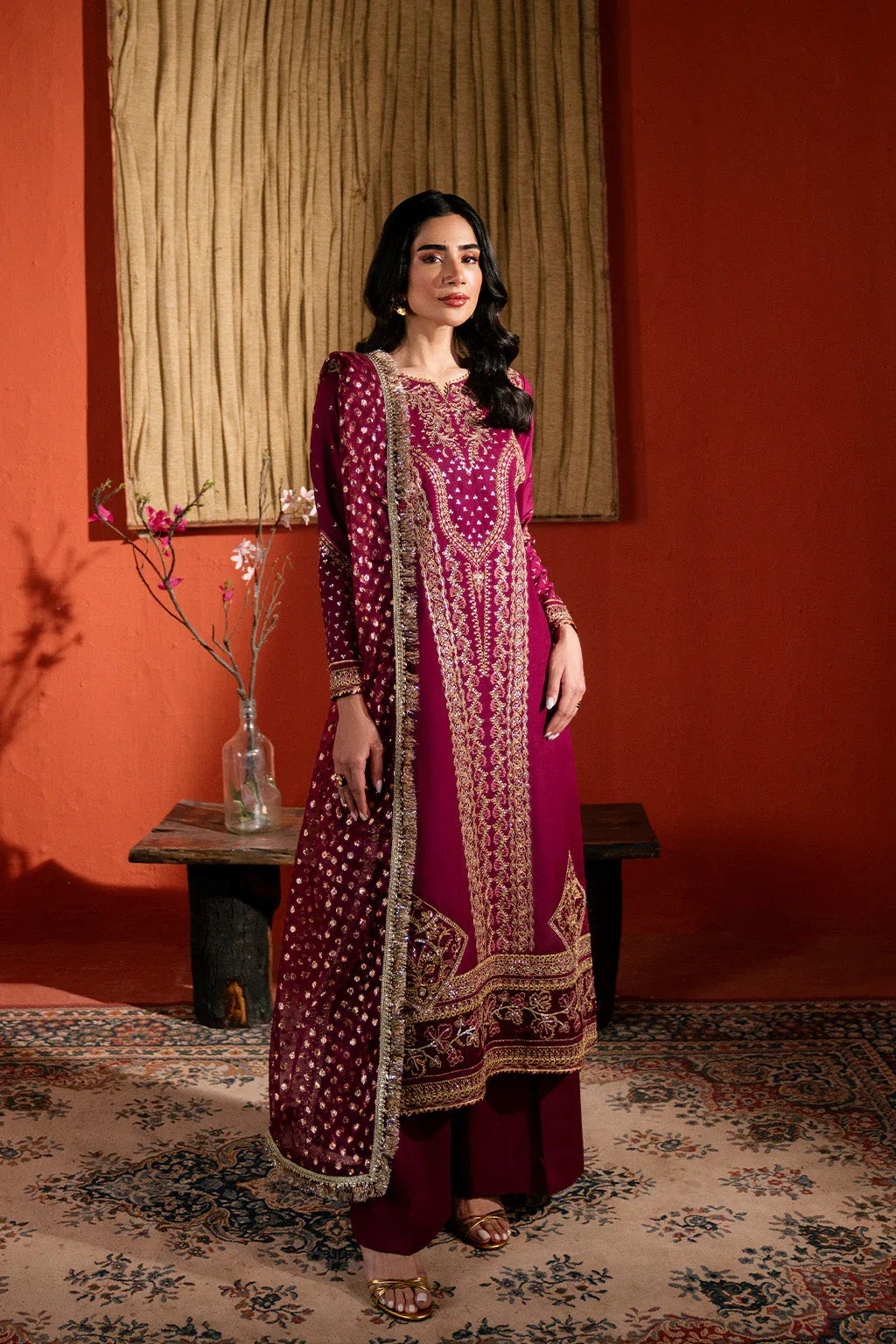 Neeshay | Raw Silk | RTW-RS-01 - Rang-e-Khaas