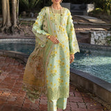 ELAF Signature Embroidered Lawn Unstitched 3Pc Suit ESL-06B MAJESTIC NOVA