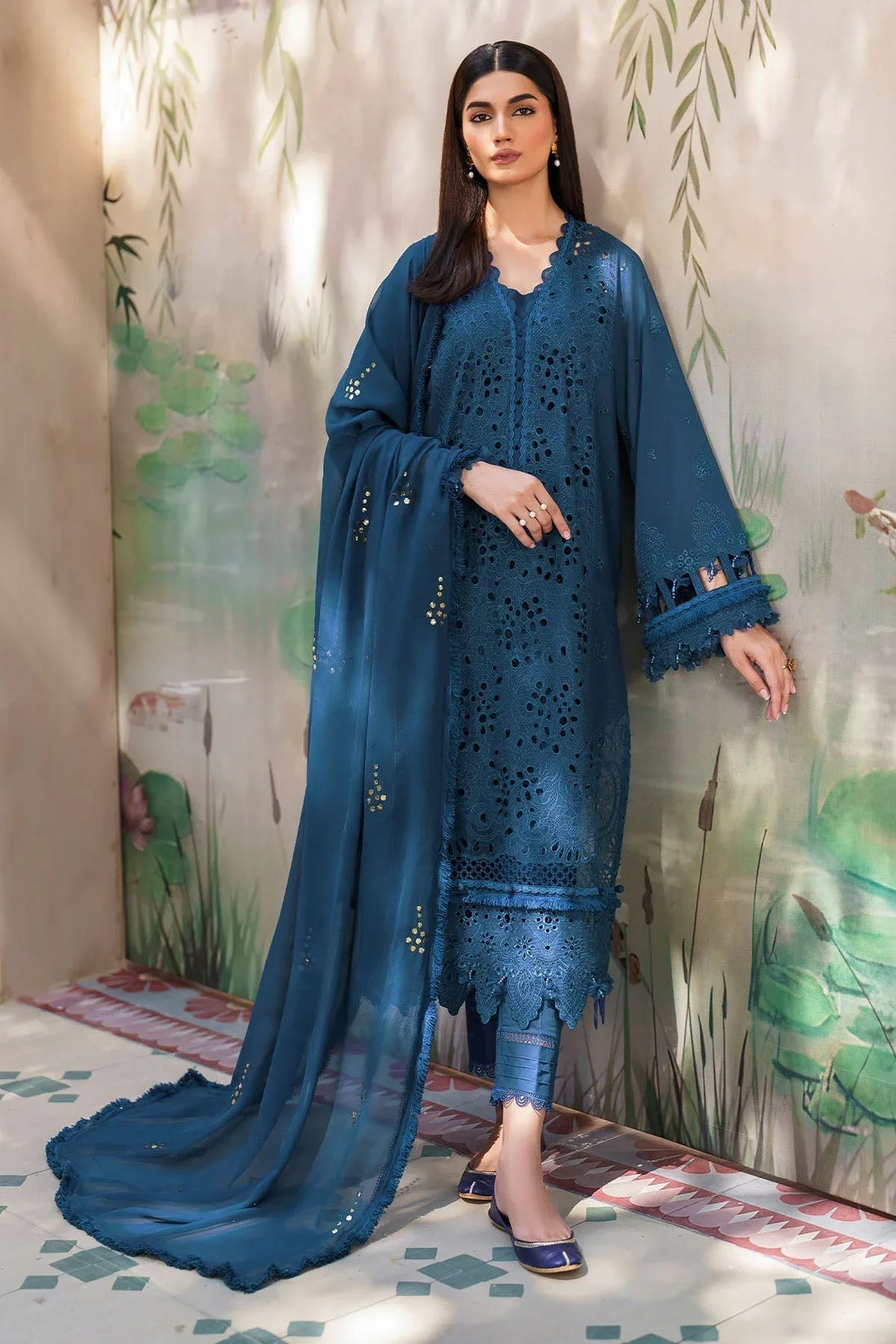 Nureh | Bazaar Lawn | NS-137 - Rang-e-Khaas