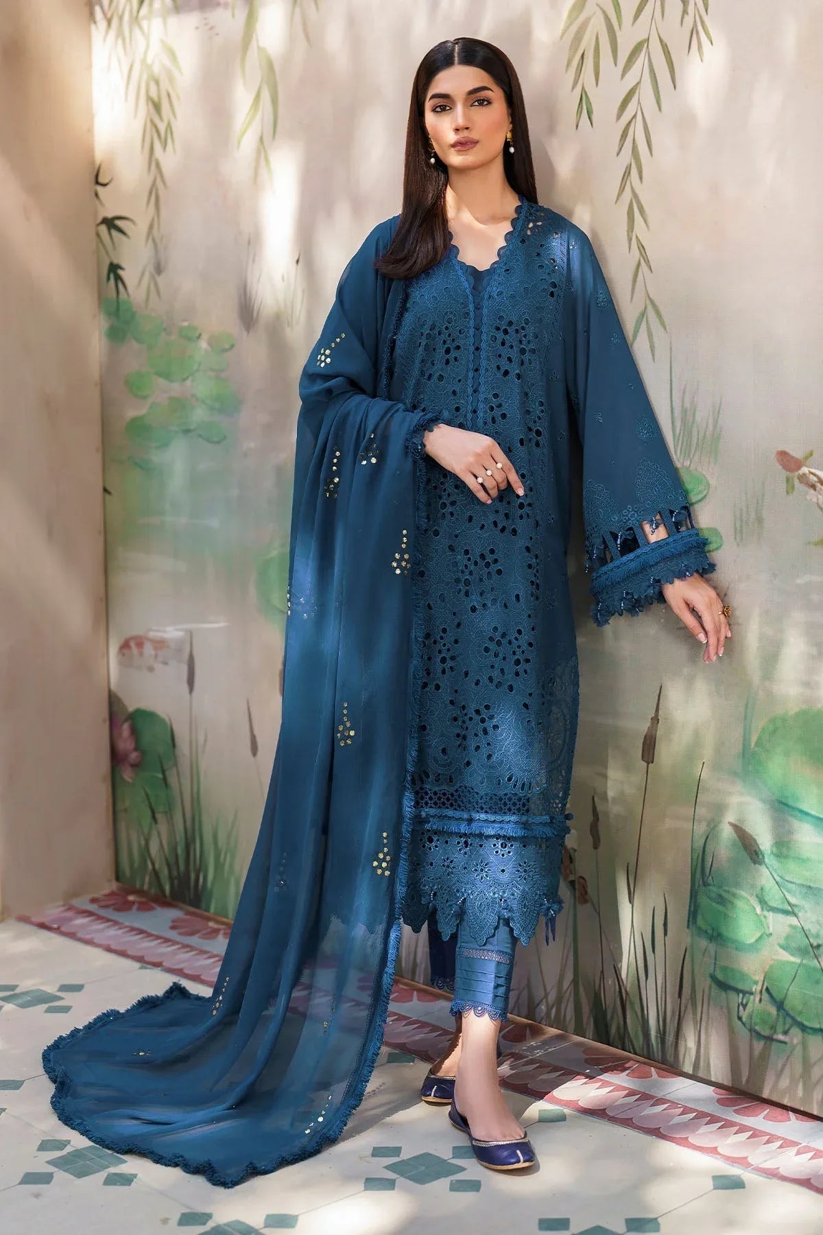 Nureh | Bazaar Lawn | NS-137 - Rang-e-Khaas