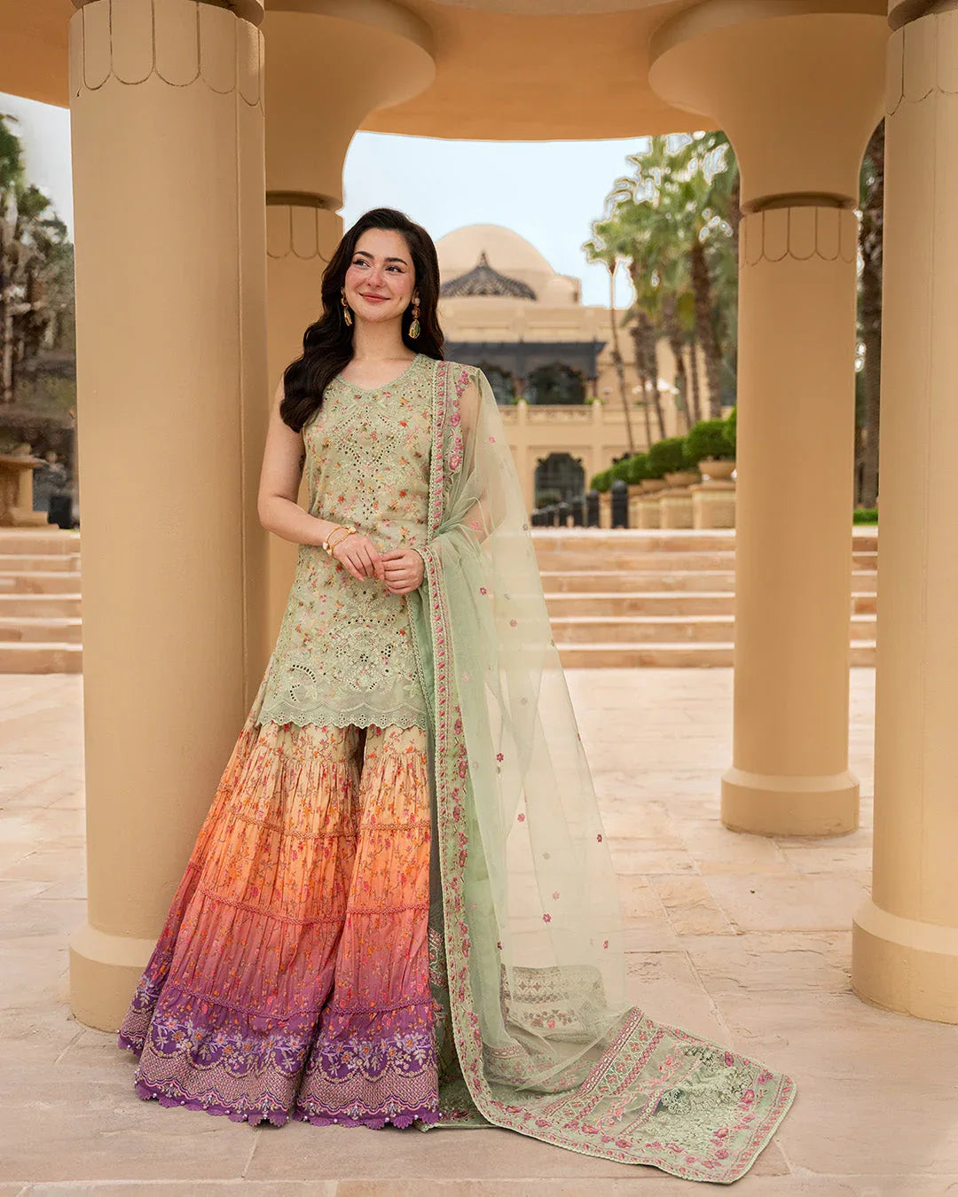 Faiza Saqlain | Aya Luxury Lawn 26' | Eldira