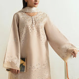 Afrozeh | Basic Pret 25 | Vanilla beige