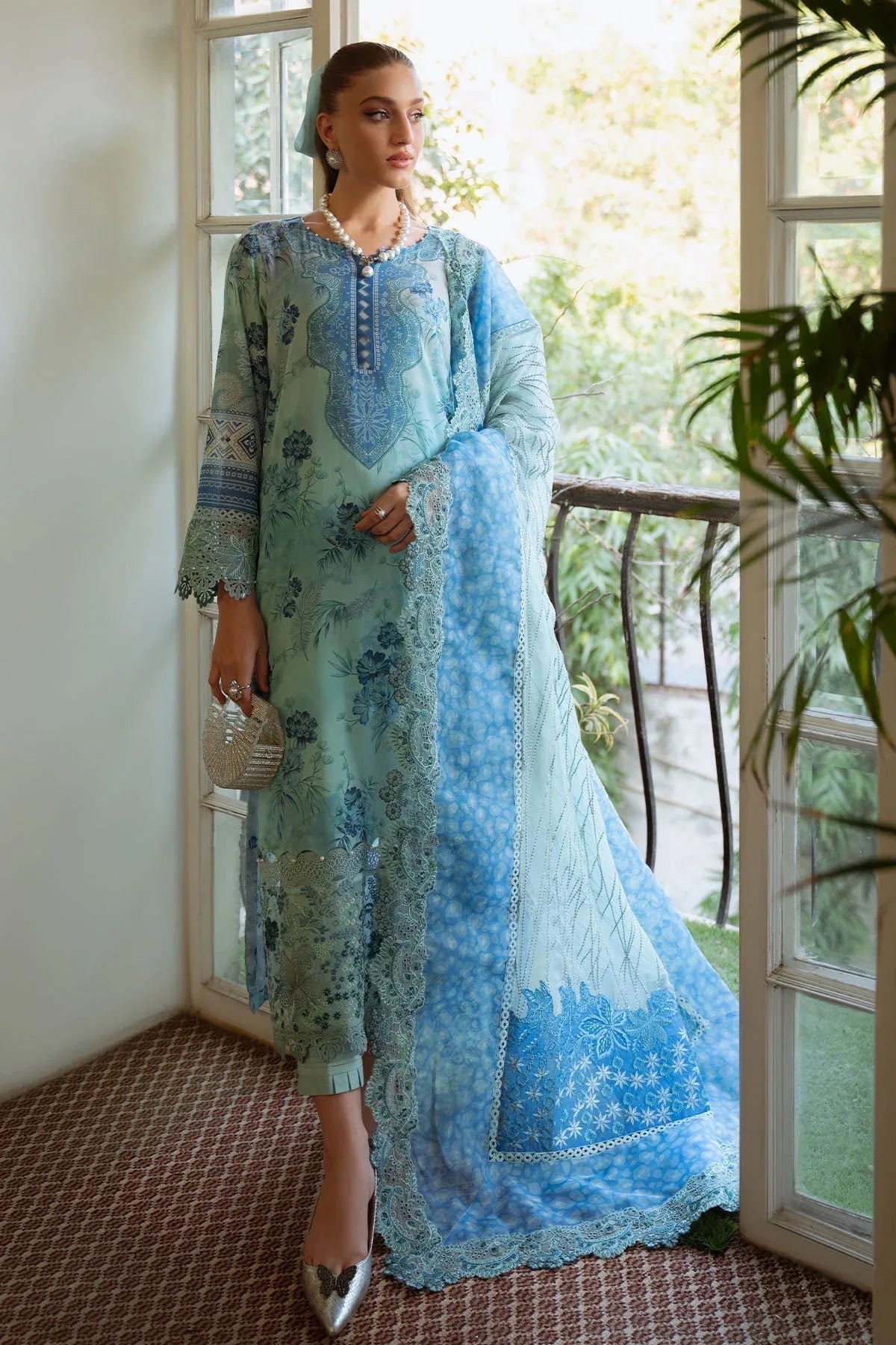Nureh | Maya Swiss Lawn | NS-152 - Rang-e-Khaas