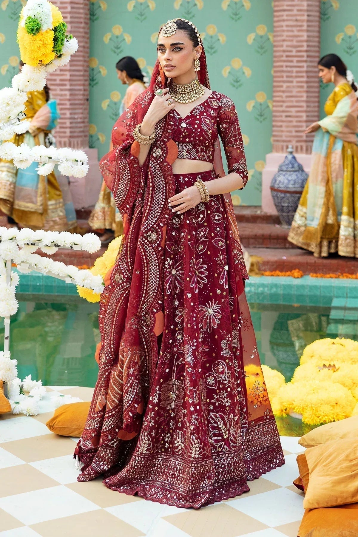 Nureh | Jhoomro Wedding Formals | NL-53 - MAHRO - Rang-e-Khaas