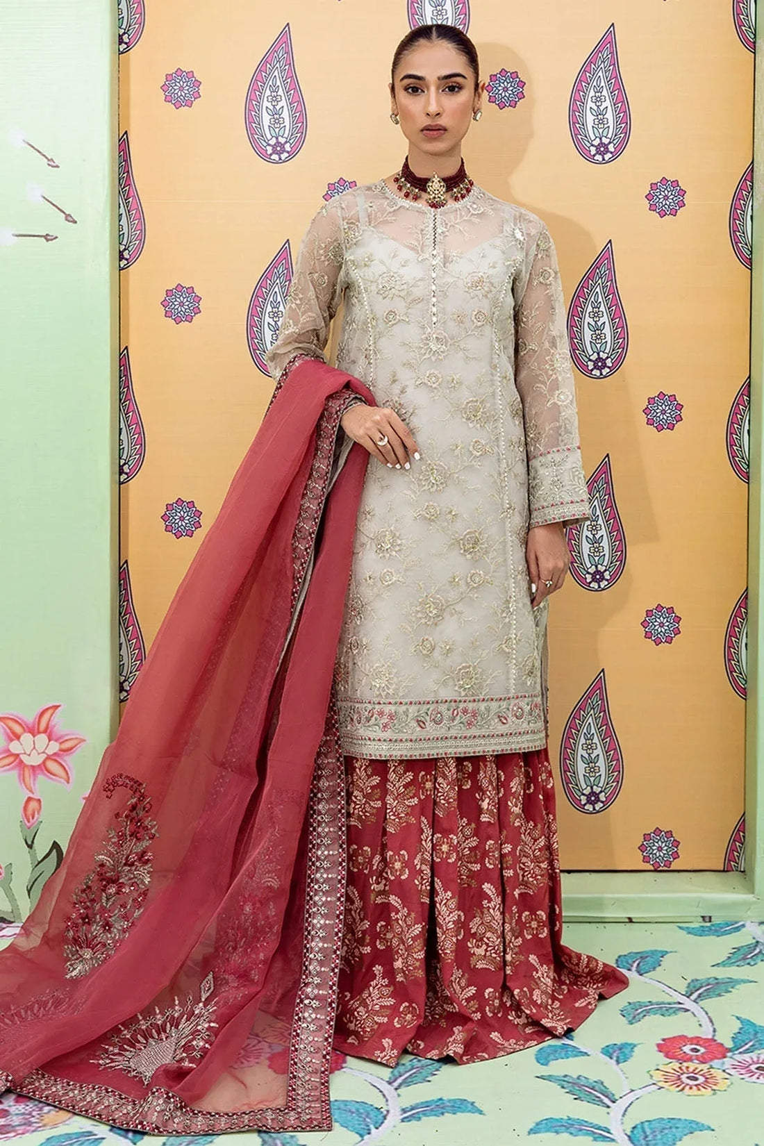 Nureh | Fancy Formals | NP-340 - Rang-e-Khaas
