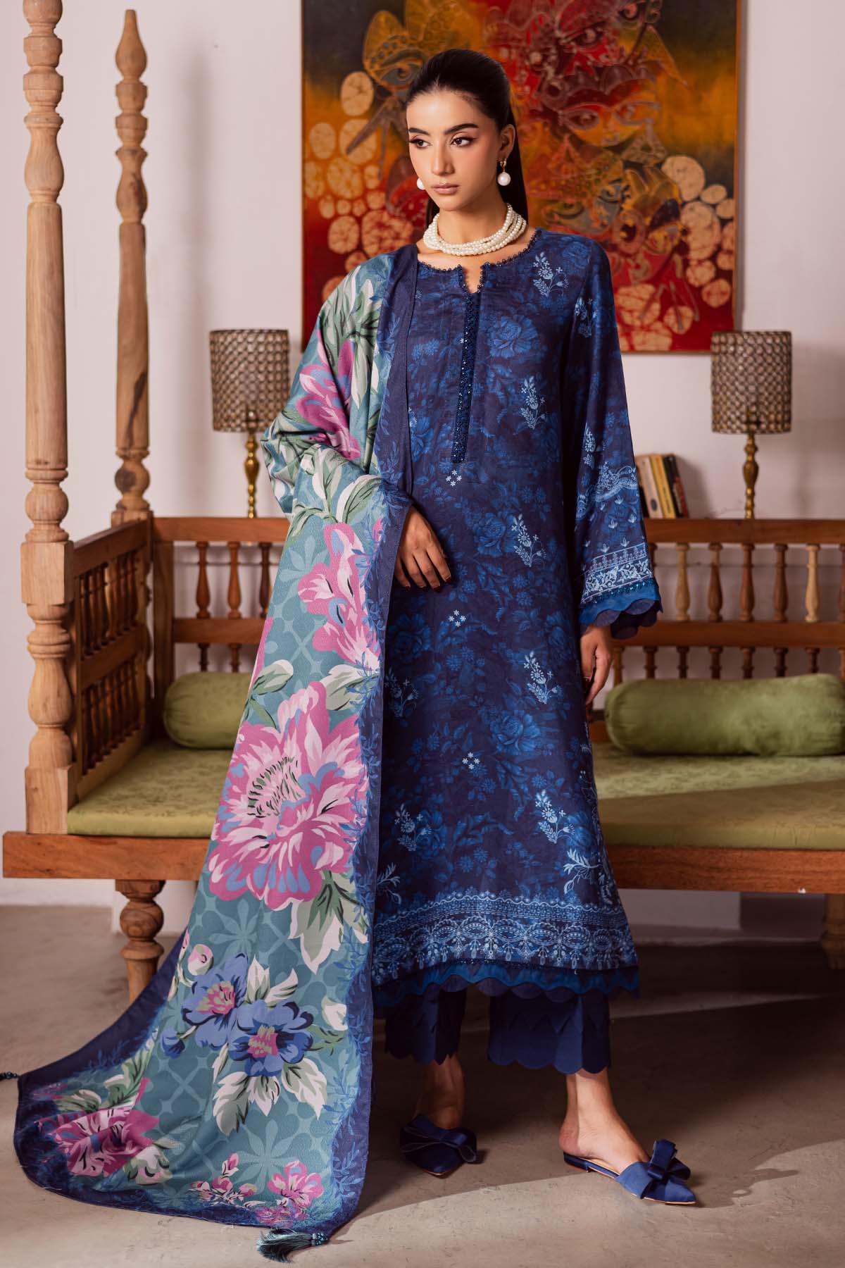 Nureh | Linen Jacquard | SP-188 - Rang-e-Khaas