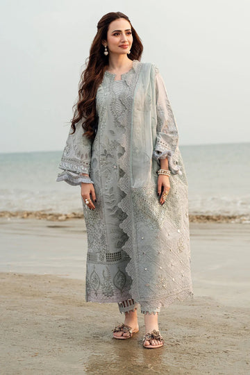 Nureh | Khuwab Luxury Lawn | NE-145 - Rang-e-Khaas