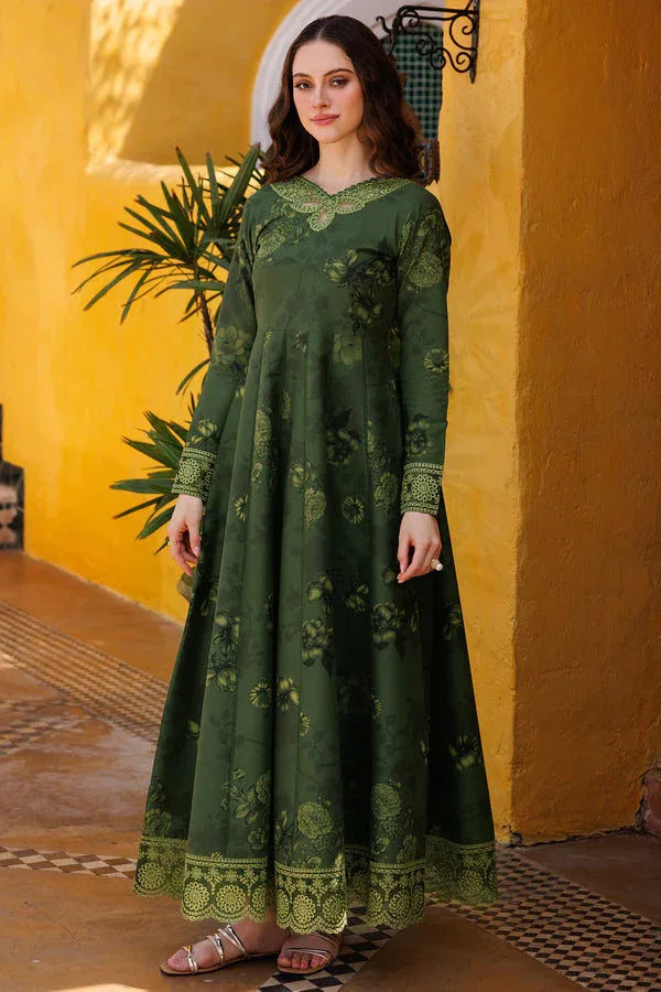 Farasha | Printed Essentials | Sage Charm - Rang-e-Khaas