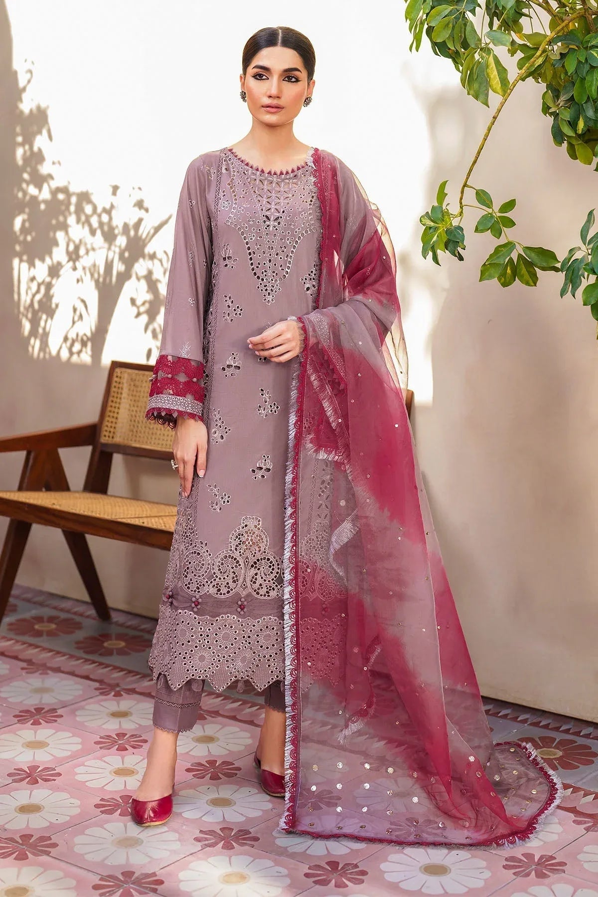 Nureh | Bazaar Lawn | NS-139 - Rang-e-Khaas