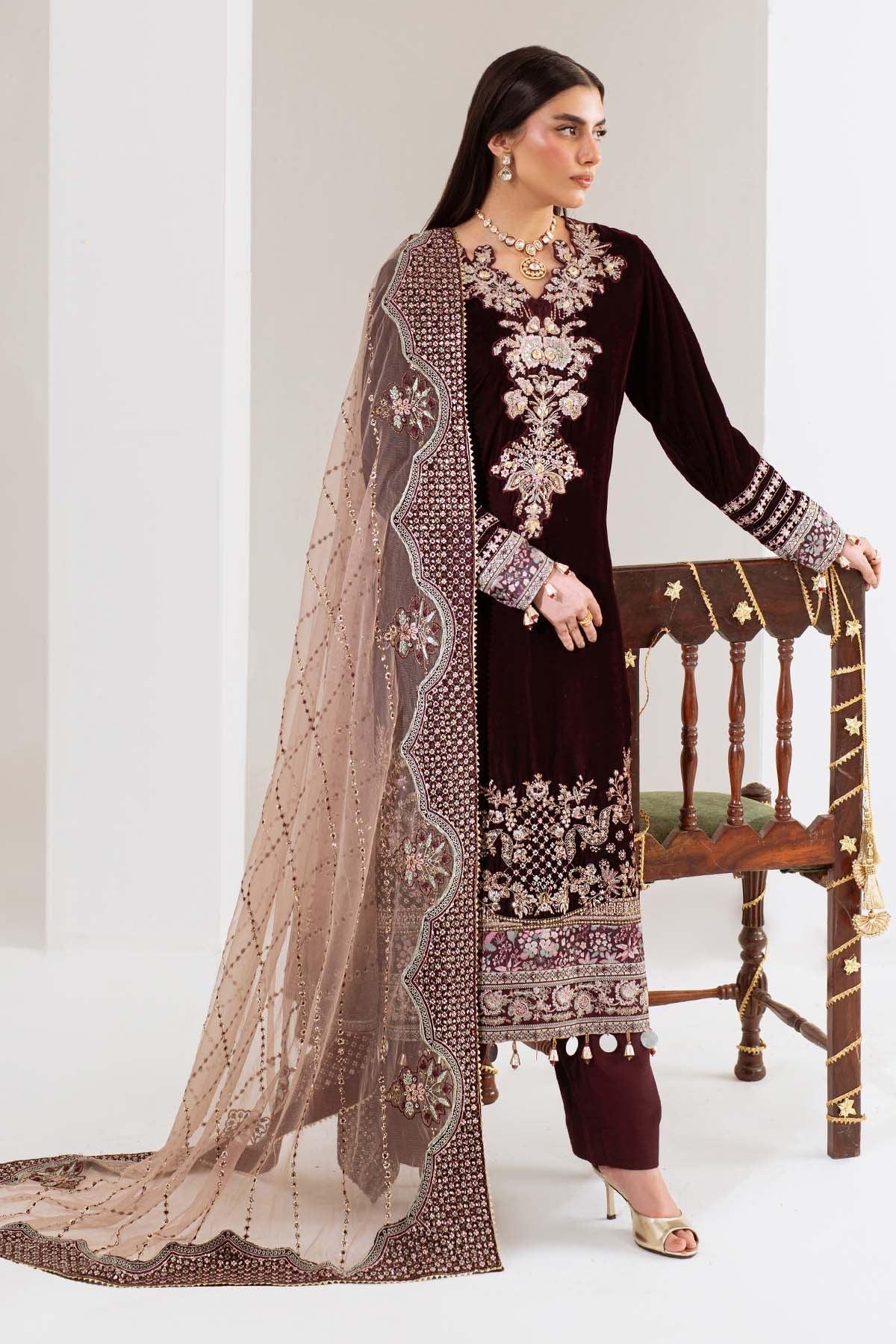 Nureh | Maya Velvet | NW-110 - Rang-e-Khaas