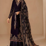JAZMIN__Embroidered Velvet Formal VF-2027