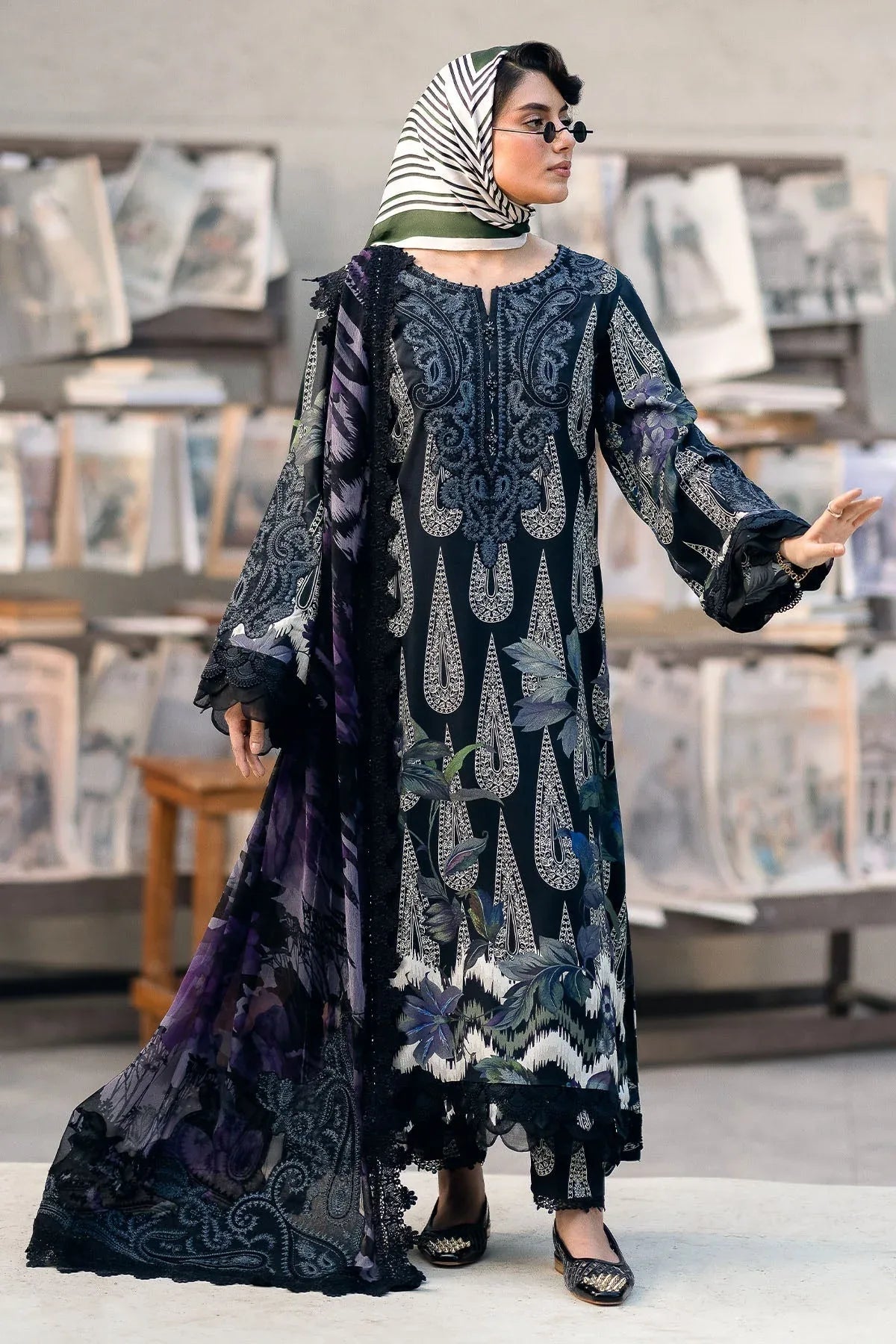 Nureh | Glam Girl Lawn | GL-19 - Rang-e-Khaas
